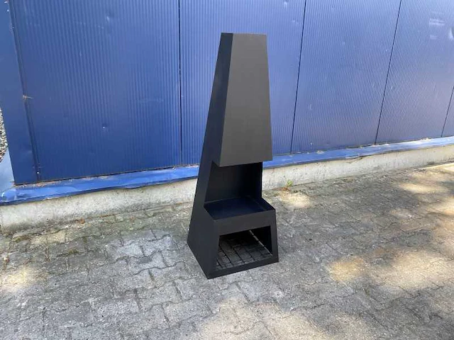 Pular - tuinhaard zwart 44x37x125cm - afbeelding 1 van  3