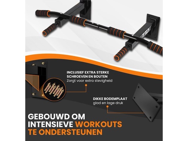 Pull up bar cclife, zwart - afbeelding 2 van  2