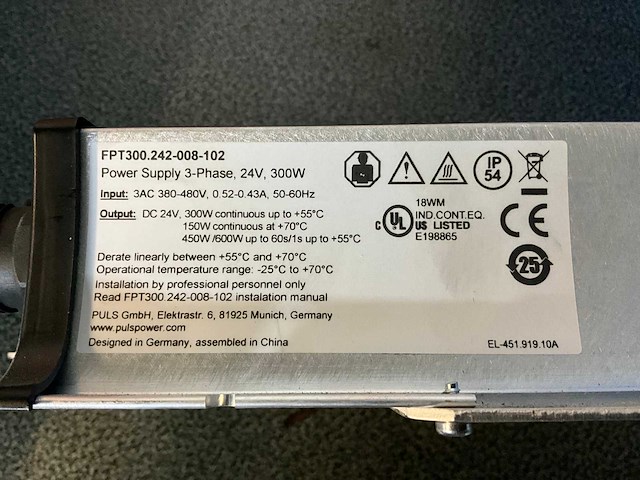 Puls fpt300.242-008-102 voeding (5x) - afbeelding 5 van  5