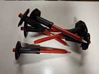 Puntbeitels met handbescherming 6 stuks - afbeelding 2 van  3
