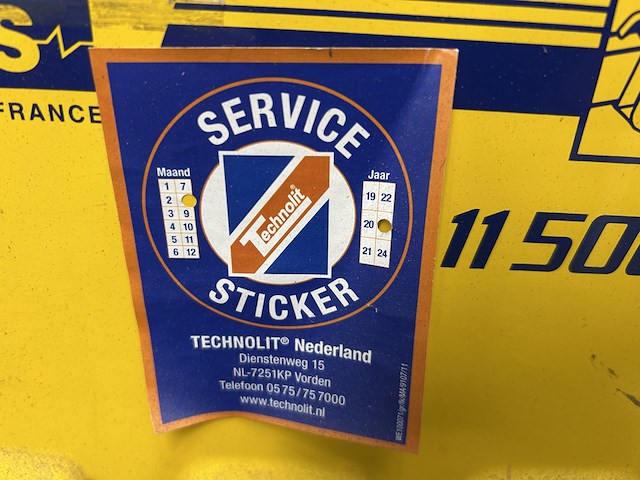 Puntlasapparaat , gyspot, 125l, geel - afbeelding 9 van  17