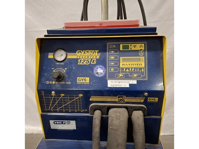 Puntlasapparaat , gyspot, 125l, geel - afbeelding 12 van  17