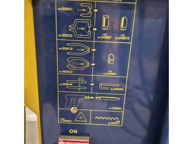 Puntlasapparaat, gyspot, 125l, geel - afbeelding 2 van  14