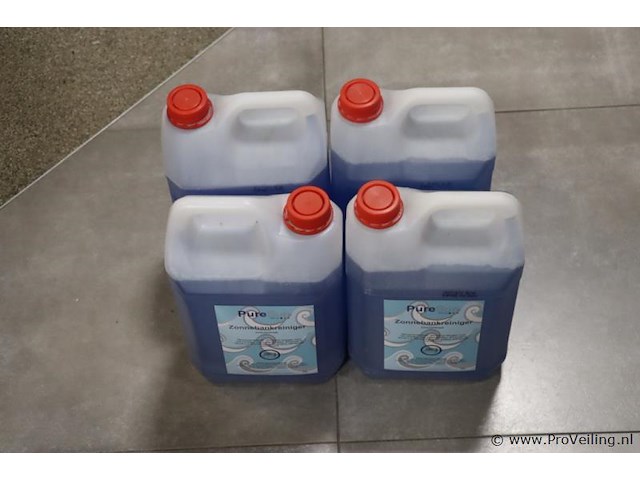 Pure zonnebankreiniger - 4 jerrycans á 5ltr - afbeelding 1 van  2