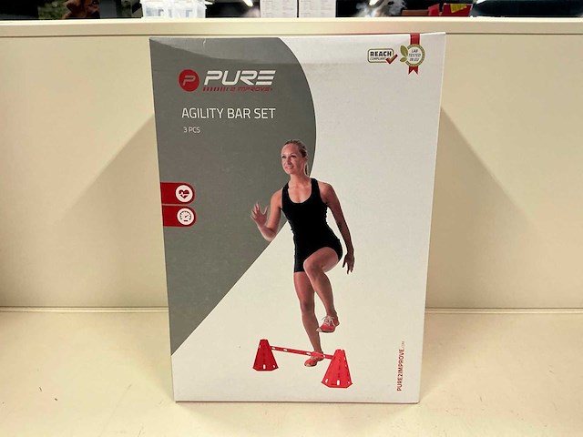 Pure2improve agility bar set - 30cm (5x) - afbeelding 2 van  4