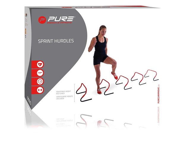 Pure2improve sprint hurdles - (5pcs) (2x) - afbeelding 1 van  5