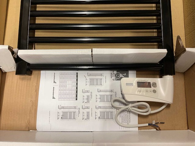 Purmo flores 24t050 1222x500mm elektrische designradiator - afbeelding 2 van  6