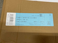 Purmo flores t (1237w + 950w) 1807x750mm designradiator met blower (2x) - afbeelding 3 van  5