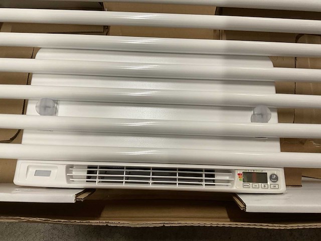 Purmo flores t (1237w + 950w) 1807x750mm designradiator met blower - afbeelding 2 van  5