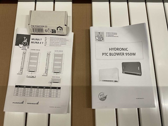 Purmo muna t 1730x600mm designradiator met blower - afbeelding 3 van  7