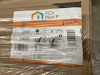 Purmo plint p fcv33 200x1400mm plintradiator - afbeelding 4 van  4