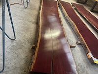 Purple heart tafel 4000x800x65mm - afbeelding 2 van  2