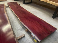 Purple heart tafel 4000x850x65mm