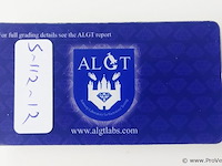 Purple tourmaline 15.70ct algt certified - afbeelding 3 van  4