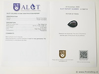Purple tourmaline 15.70ct algt certified - afbeelding 4 van  4