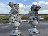 Putti op sokkel(2x) - afbeelding 4 van  6