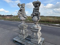 Putti op sokkel(2x) - afbeelding 5 van  6