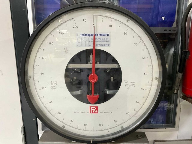 Putzeys&melot p672 weegschaal - afbeelding 1 van  2