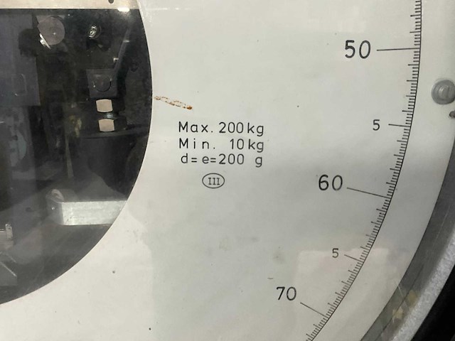 Putzeys&melot p672 weegschaal - afbeelding 2 van  2