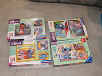 Puzzels clementoni stitch, vier stuks. - afbeelding 1 van  2