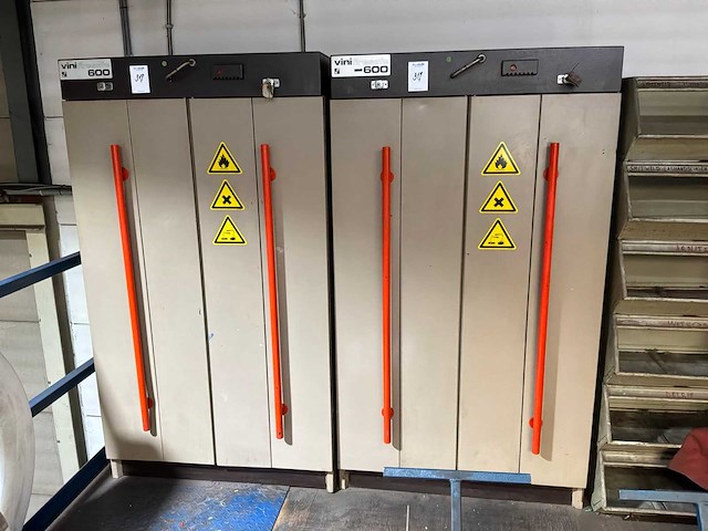 Pv vini firesave 600 chemicaliën veiligheidskast (2x) - afbeelding 1 van  2