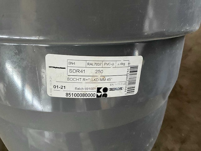 Pvc bocht (12x) - afbeelding 4 van  9