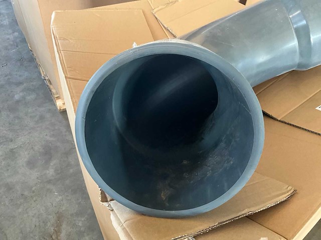 Pvc bocht 200mm 87° (6x) - afbeelding 4 van  7