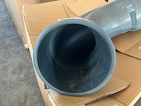 Pvc bocht 200mm 87° (6x) - afbeelding 4 van  7