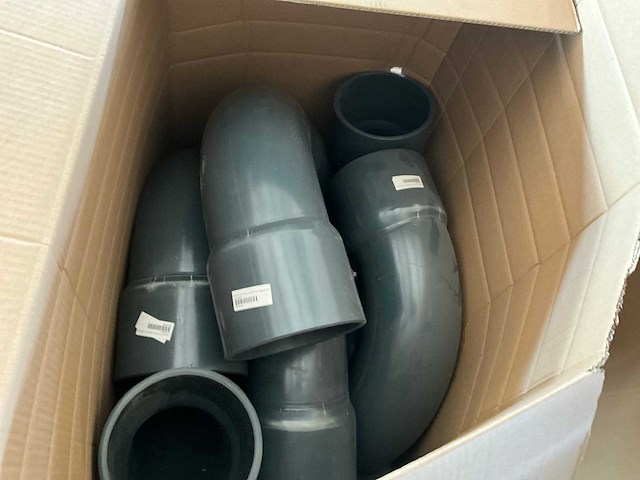 Pvc bocht 200mm 87° (6x) - afbeelding 6 van  7