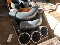 Pvc bocht ø250mm (5x) - afbeelding 2 van  3
