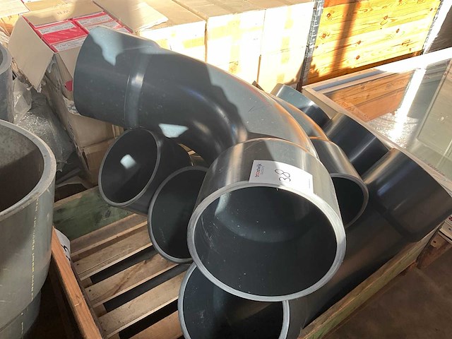 Pvc bocht ø250mm (5x) - afbeelding 3 van  3