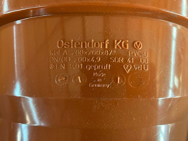 Pvc hulpstukken 200mm (11x) - afbeelding 6 van  8