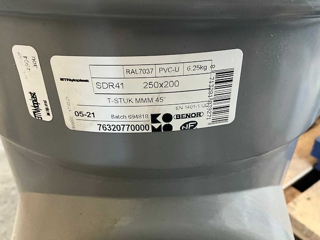 Pvc hulpstukken (9x) - afbeelding 8 van  8