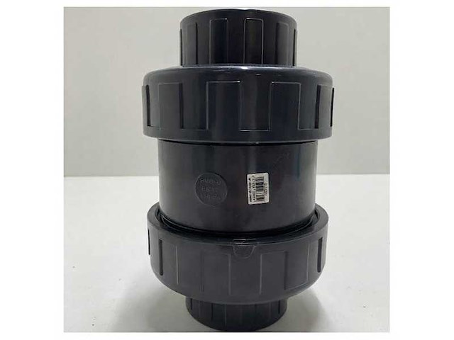 Pvc kogelkraan 2.5 inch 10 bar dn65 grijs type 2050 - afbeelding 3 van  5