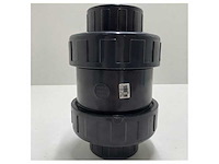 Pvc kogelkraan 2.5 inch 10 bar dn65 grijs type 2050 - afbeelding 3 van  5