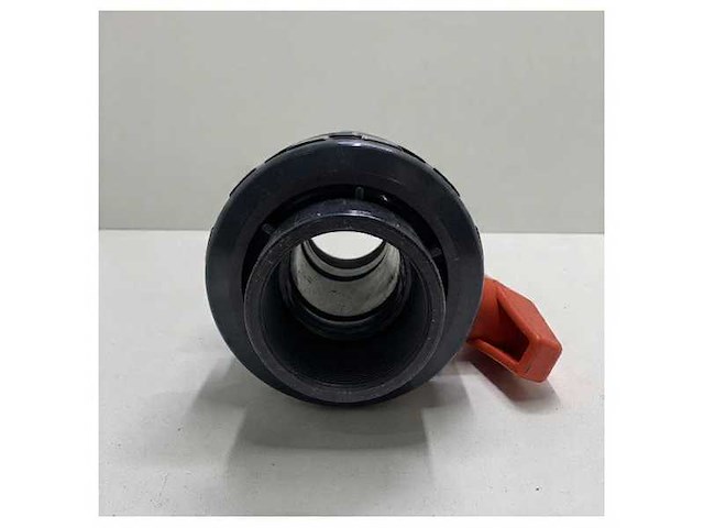 Pvc kogelkraan 2.5 inch 10 bar dn65 grijs type 2050 - afbeelding 5 van  5