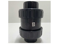Pvc kogelkraan 2.5 inch 10 bar dn65 grijs type 2050 - afbeelding 4 van  6