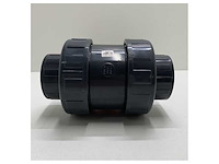 Pvc kogelkraan 2.5 inch 10 bar dn65 grijs type 2050 - afbeelding 5 van  6