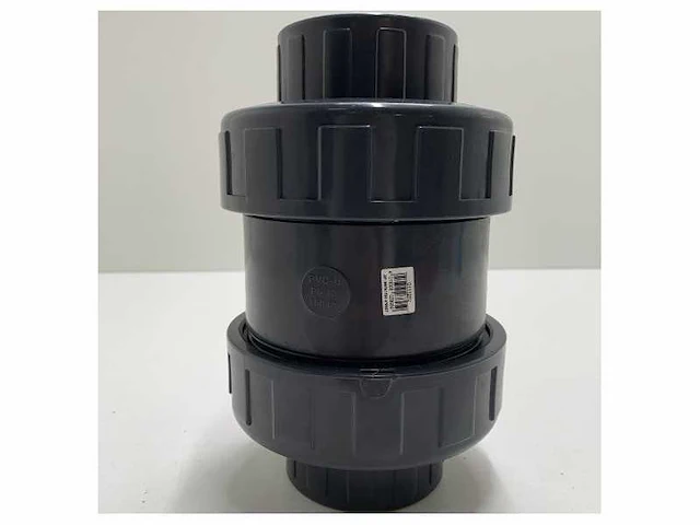 Pvc kogelkraan 2.5 inch 10 bar dn65 grijs type 2050 - afbeelding 4 van  6