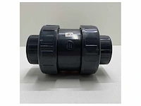 Pvc kogelkraan 2.5 inch 10 bar dn65 grijs type 2050 - afbeelding 5 van  6