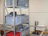 Pvc koppel stukken in diverse maten en uitvoeringen in twee stellingdelingen. - afbeelding 2 van  4