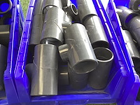Pvc koppelingen geperst, grijs - afbeelding 2 van  5