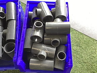 Pvc koppelingen geperst, grijs - afbeelding 3 van  5