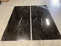 Pvc marmeren wandpaneel zwart (10x) - afbeelding 1 van  4