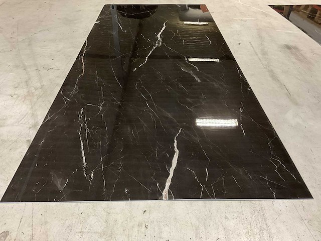 Pvc marmeren wandpaneel zwart (10x) - afbeelding 7 van  7