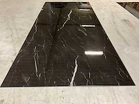 Pvc marmeren wandpaneel zwart (10x) - afbeelding 7 van  7
