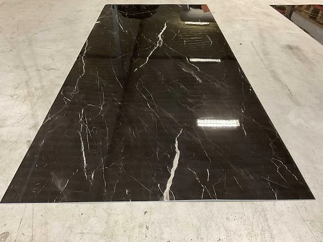 Pvc marmeren wandpaneel zwart (10x) - afbeelding 7 van  7