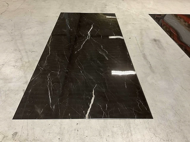 Pvc marmeren wandpaneel zwart (10x) - afbeelding 6 van  7