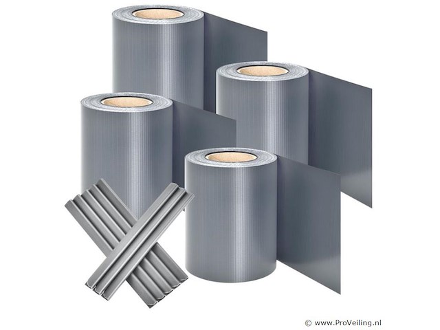 Pvc privacystrips 4 stuks - afbeelding 1 van  9