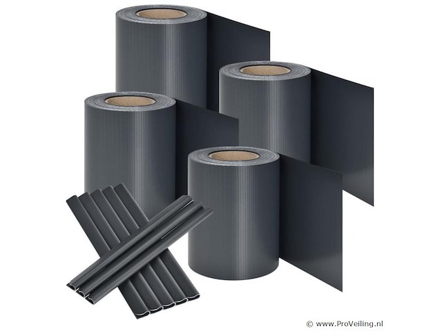 Pvc privacystrips 4 stuks - afbeelding 1 van  9